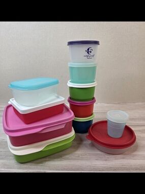 Tupperware Lunch Storage Cups And Containers